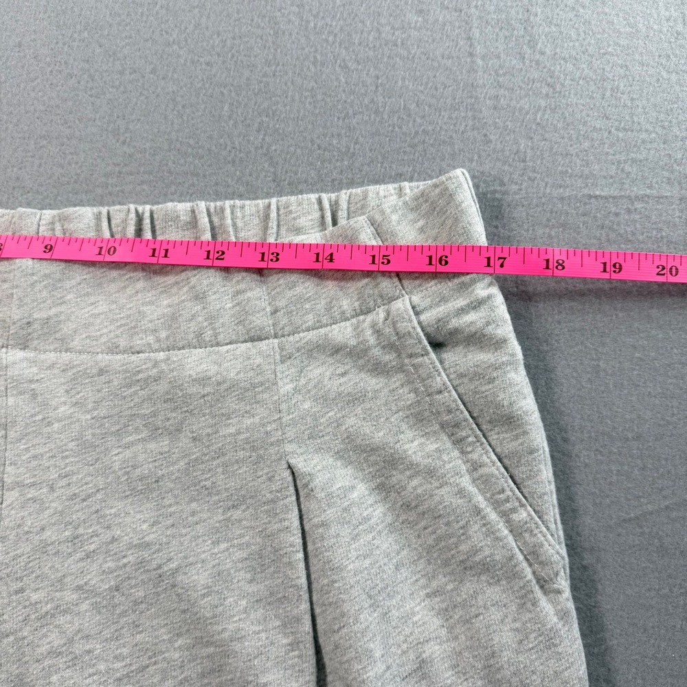 Aerie Wide Leg Lounge Pants Womens L Grey 100% Cotton Casual Elevated Luxe Chic - Picture 4 of 10